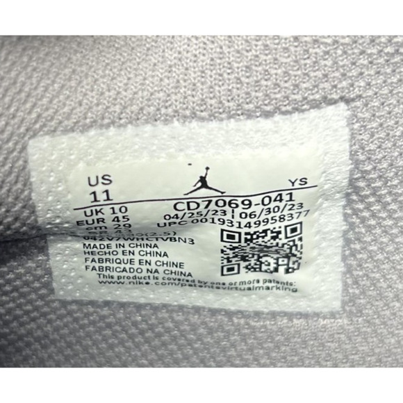 Jordan Legacy 312 Low Shoes Mens Size 11 Elephant Print Black Royal CD7069-041 - Picture 7 of 8